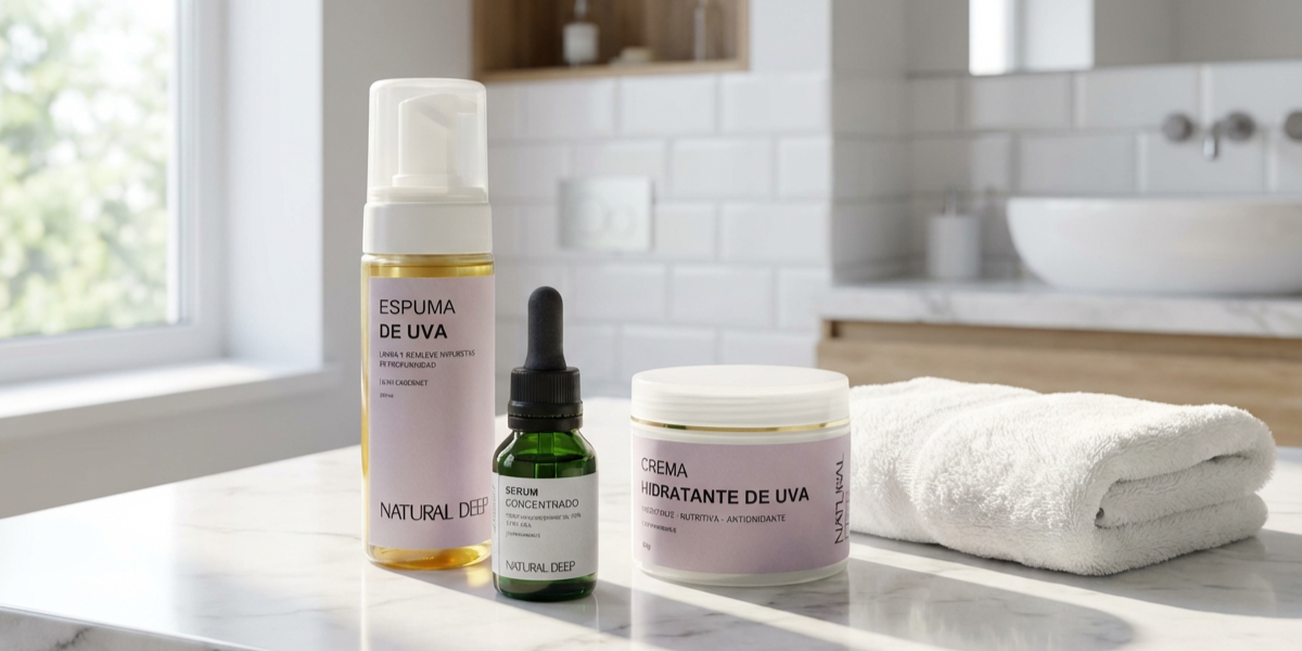 Kit Natural Deep en uso diario